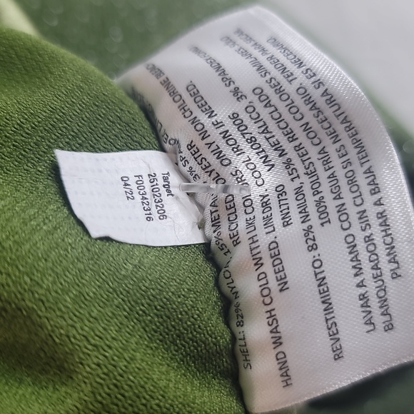 Fe Noel Target X Women's size M Metallic High Leg Cheeky 1 Piece Swimsui… - Picture 11 of 14